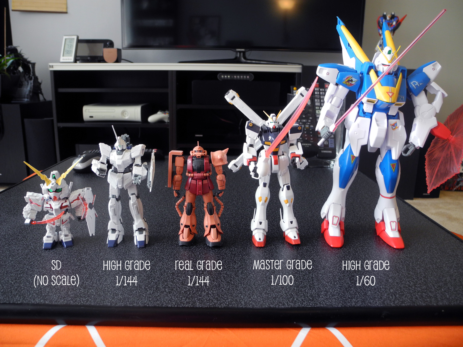 gundam action figures not models