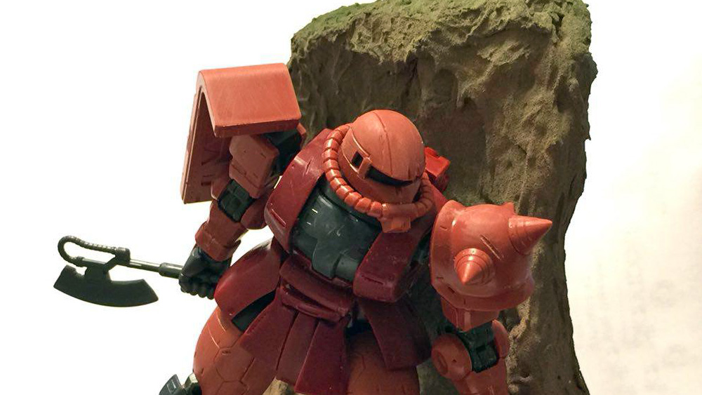 gunpla diorama buildings